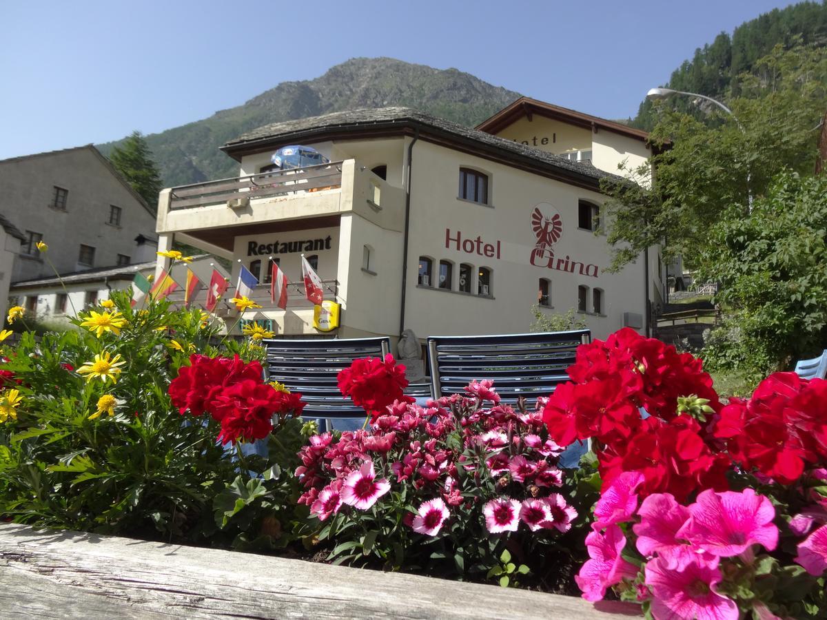 Hotel-Restaurant Grina Simplon Kültér fotó